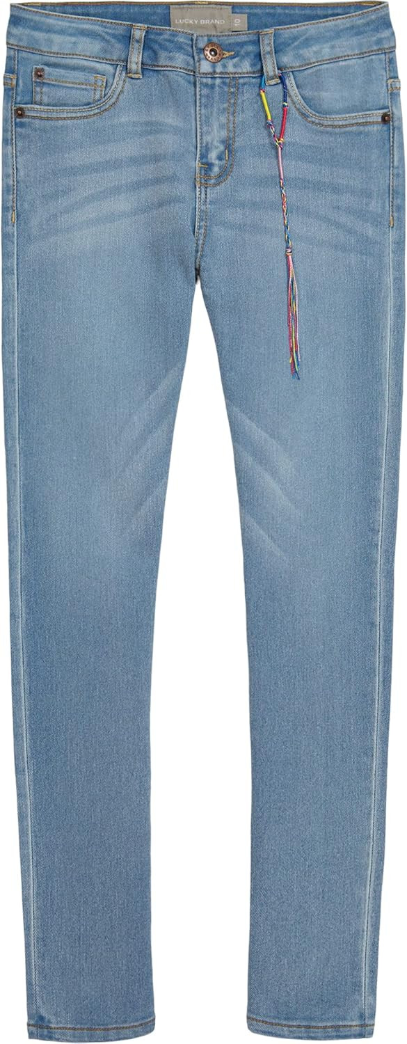 Lucky Brand Girls' Zoe 5-Pocket Skinny Fit Stretch Denim Jeans | Amazon (US)