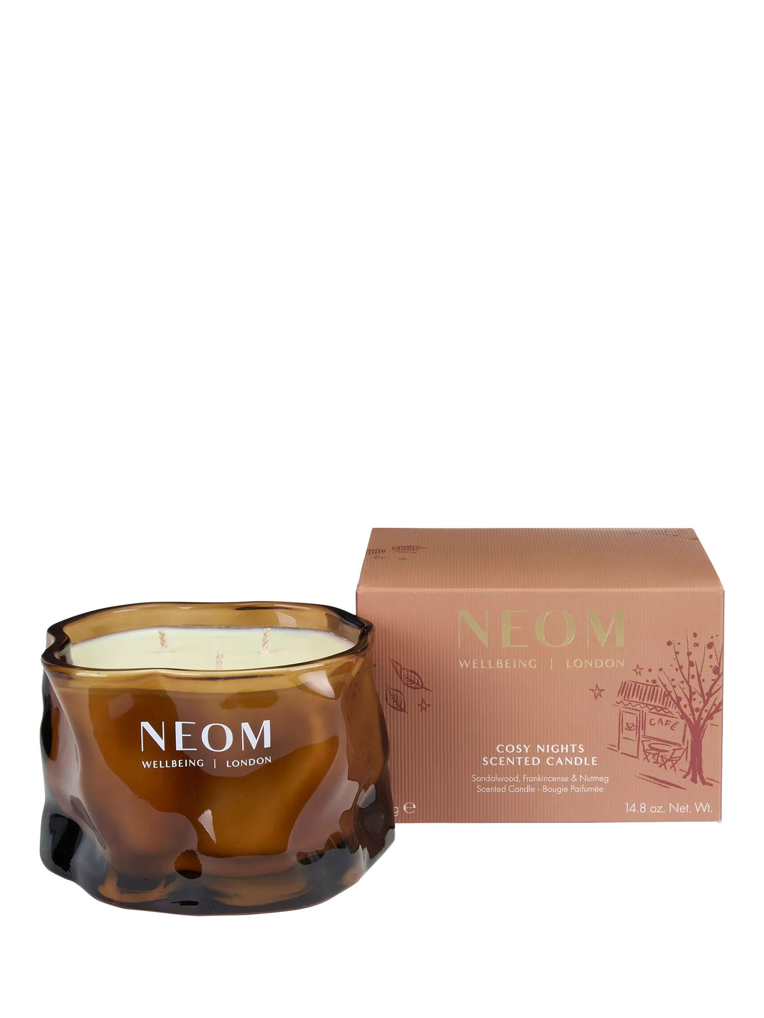 NEOM Wellbeing London Cosy Nights 3 Wick Candle, 420g | John Lewis (UK)