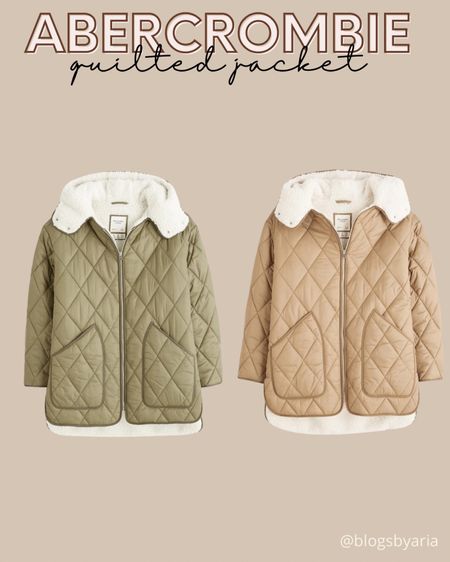 Abercrombie quilted jacket. Winter coat. Gift idea. Winter jacket. Warm coat. #ltkstyletip

#LTKxAF #LTKSeasonal #LTKGiftGuide