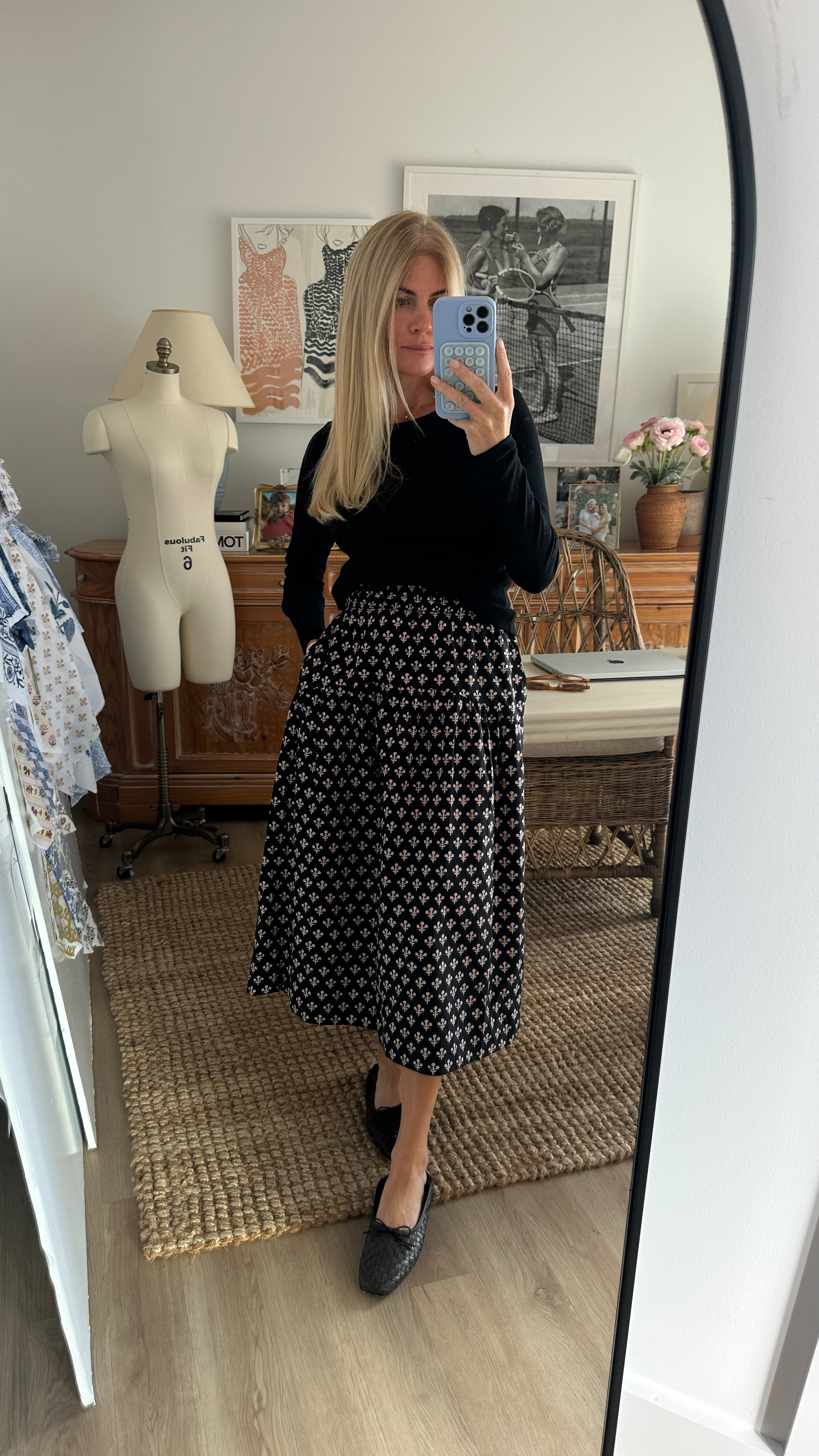 office ootd in the new louisa skirt 

 