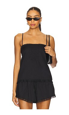 FAITHFULL THE BRAND Denise Top in Black from Revolve.com | Revolve Clothing (Global)