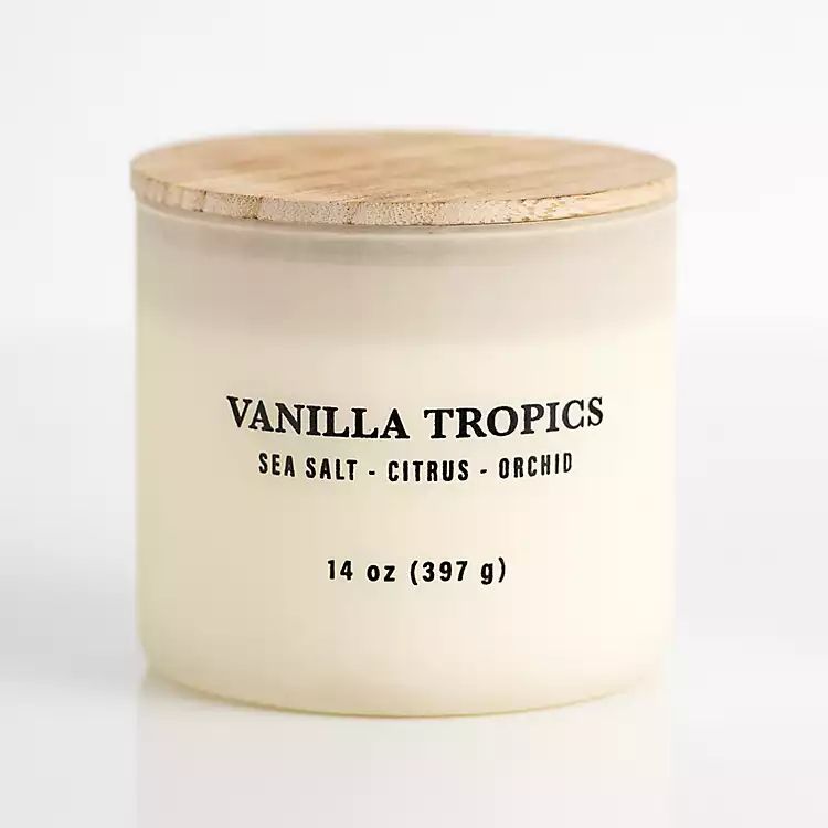 Vanilla Tropics Triple Wick Jar Candle | Kirkland's Home