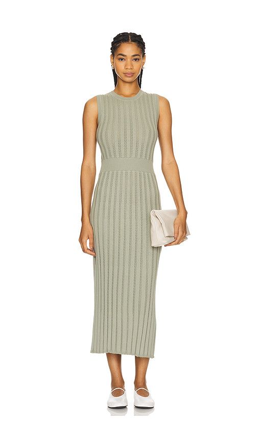 Varley Florian Midi Dress in Sage. Taglia XL. Also in L. | Revolve Clothing (Global)