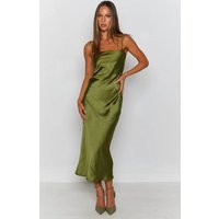 Olive Color Satin Dress Bridesmaid Dress, Wedding Long Custom Bridesmaid Dresses, Wrapdresses, Summe | Etsy (CAD)