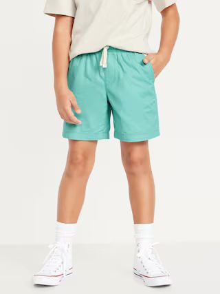 Above Knee Twill Non-Stretch Jogger Shorts for Boys | Old Navy (US)