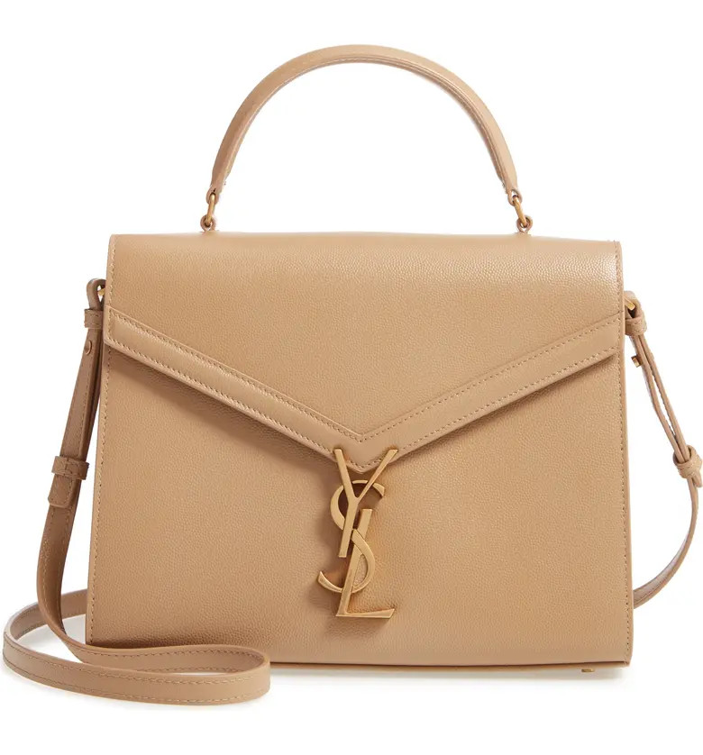 Saint Laurent Medium Cassandre Calfskin Leather Top Handle Bag | Nordstrom | Nordstrom