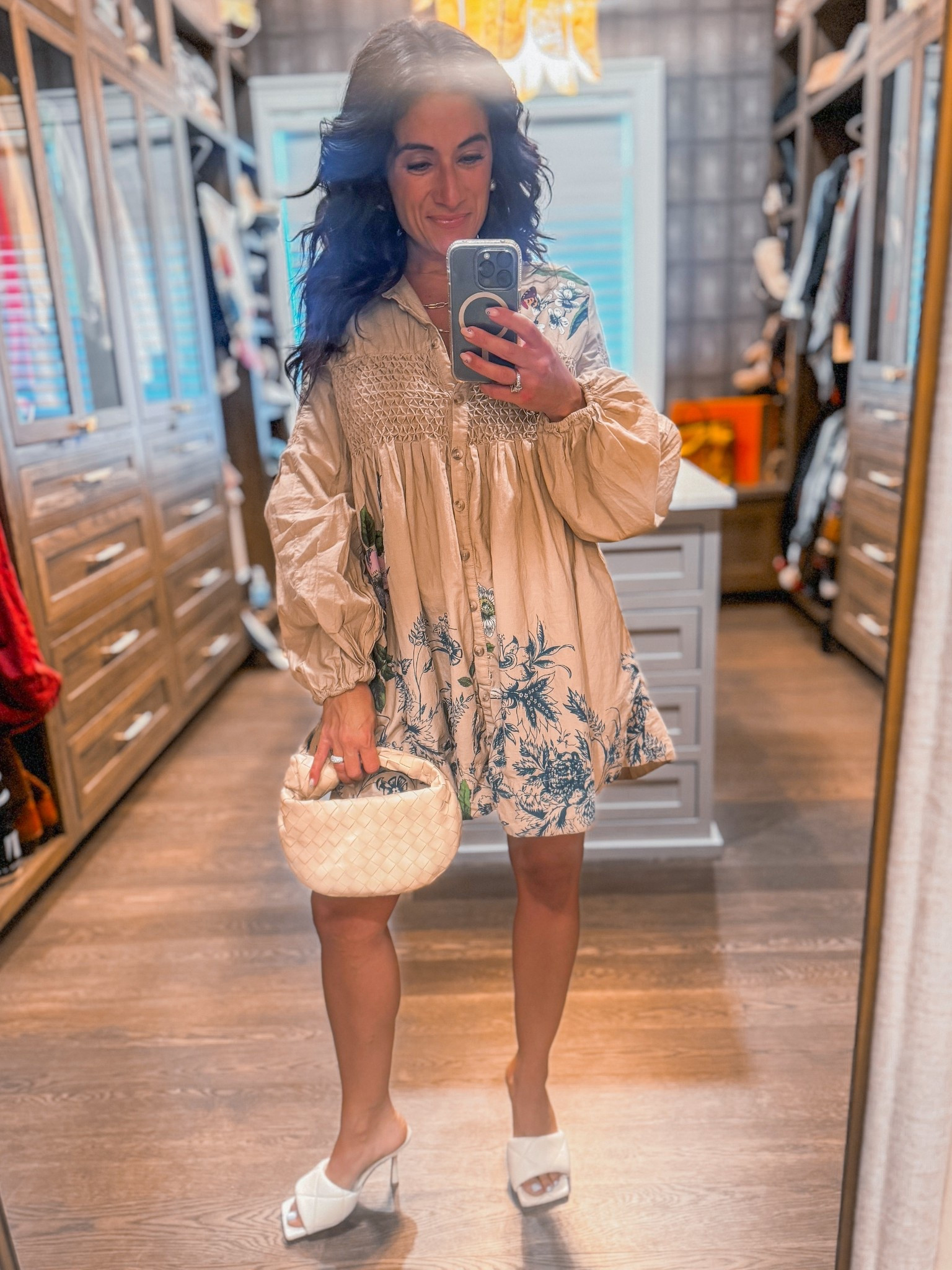 shirt dress | spring outfit | Maeve | Anthropologie | bottega veneta

#LTKOver40 #LTKStyleTip #LTKPetite