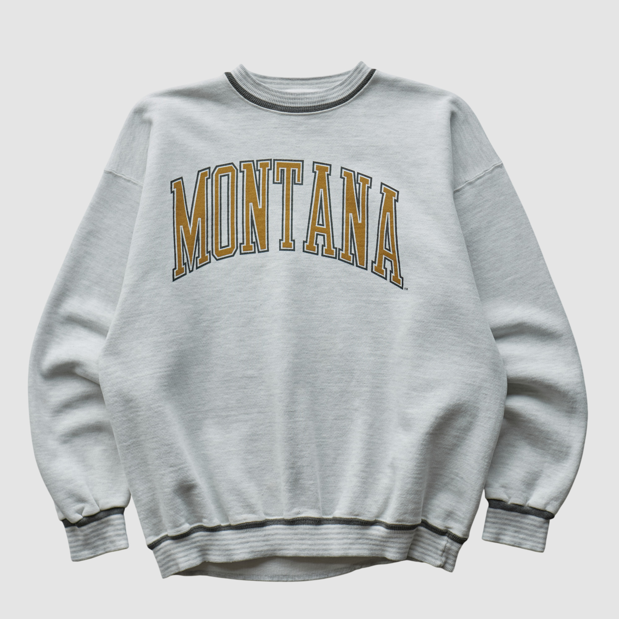 Montana Grizzlies 90s Pullover Sweatshirt - Heather Gray - S by Fanatics Real Vintage | Fanatics