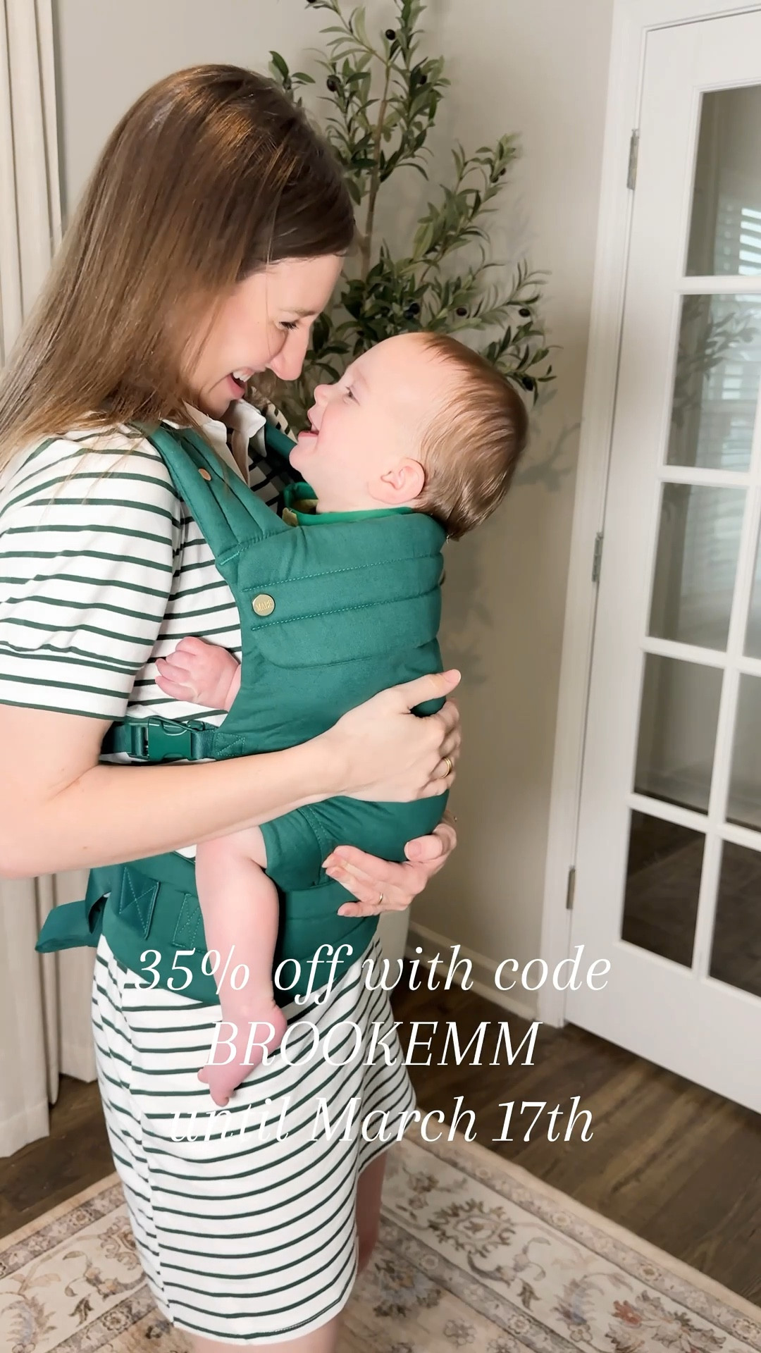 Heading to masters with your baby this year? Don’t forget—strollers are not permitted, so you will need a good carrier!

Mabe’s evergreen carriers are currently 25% off, PLUS stack code BROOKEMM for an extra 10% off, bringing carriers down to below $90!

These would be PERFECT if you are going to Masters this year with your littles! ⛳️


#LTKBaby #LTKTravel #LTKSaleAlert