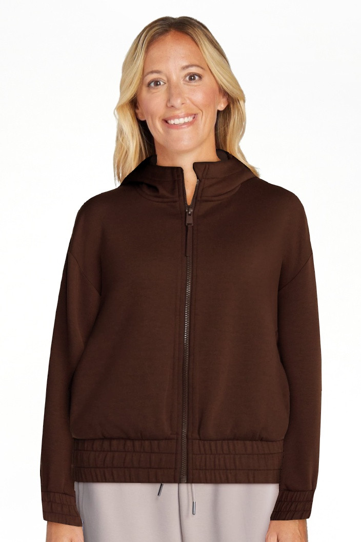 Avia Women's ScubaKnit Cropped Zip Hoodie, Sizes XS-XXXL | Walmart (US)