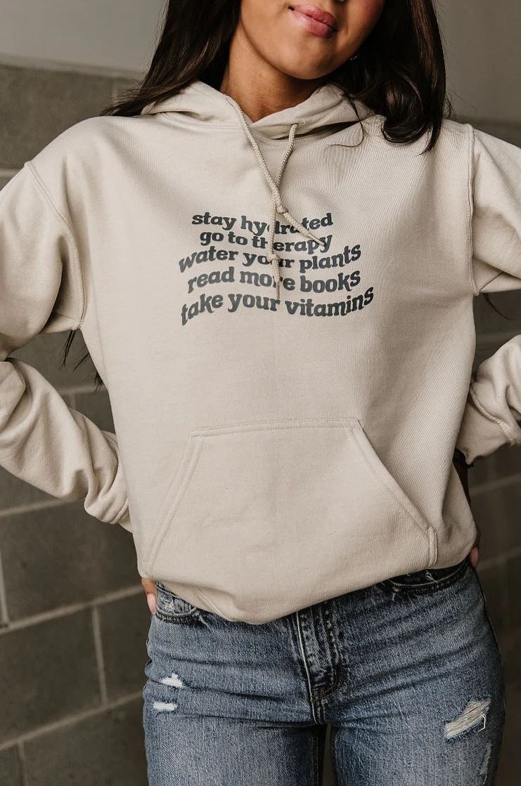 Stay Hydrated Hoodie | Mindy Mae's Market