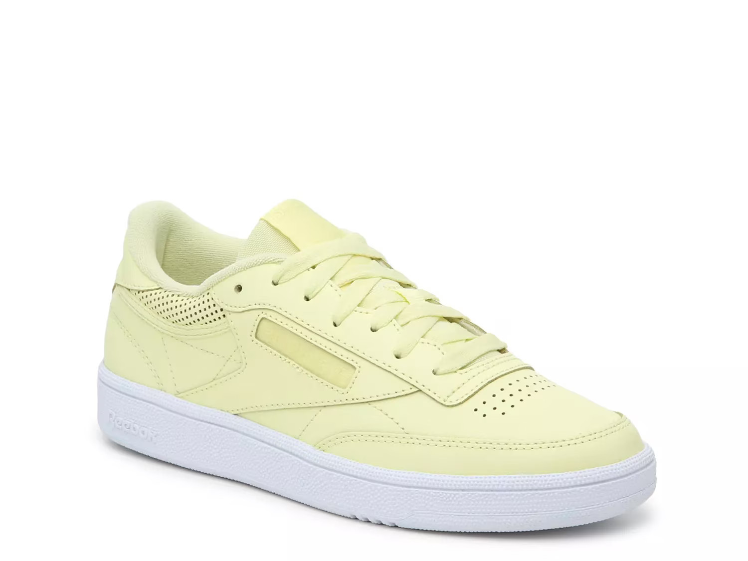 Reebok Club Sneaker - Women's - Lemon Yellow - Size 6.5 - Court | DSW