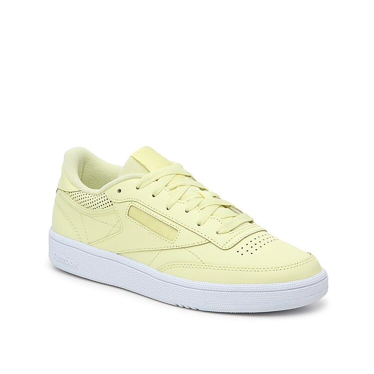 Reebok Club Sneaker - Women's - Lemon Yellow - Size 6.5 - Court | DSW