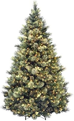 National Tree Carolina Pine Tree with Clear Lights , 7.5 Feet | Amazon (US)