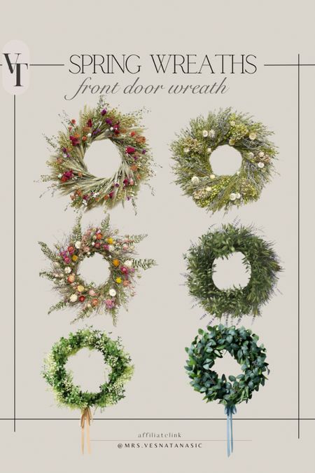 Spring wreaths I am loving for front door! 

Spring decor, spring wreath, front door, front porch, wreaths, home decor, spring, 

#LTKSpringSale #LTKSeasonal #LTKhome