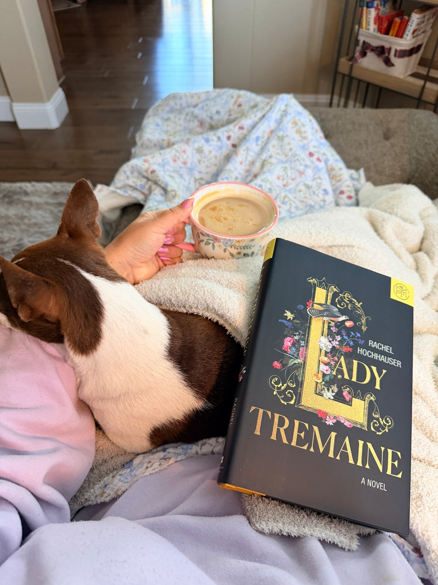 Morning coffee & cuddles with a cozy new read 🌸

Press-on nails are the color “Mermaid” and I’ve gotten so many compliments on them! 

#LTKdayinmylife #LTKselfcare #LTKHome