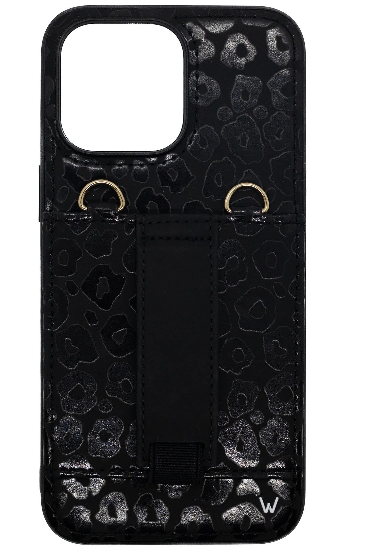 Blacked Out Leopard Purse Case | Walli Cases