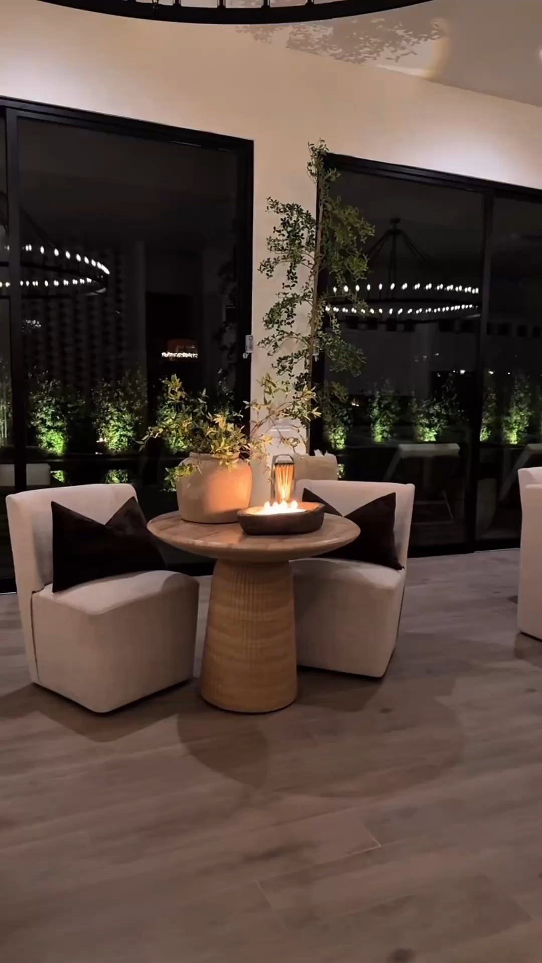 Love the ambiance of this little seating area! It's where we have morning coffee or a late night tea.. Or drink 🍹

End table accent table candle upholstered chairs lumbar pillows neutral modern home seating area trending 

 #LTKHome #LTKFindsUnder50 #LTKFindsUnder100