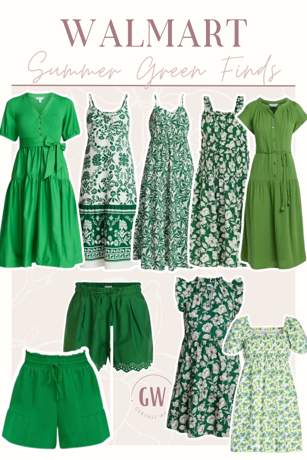 Walmart understood the assignment with these green summer finds 💚☀️ So many cute pieces that are perfect for the season! 

 #LTKgrwm #LTKootd #LTKvlog