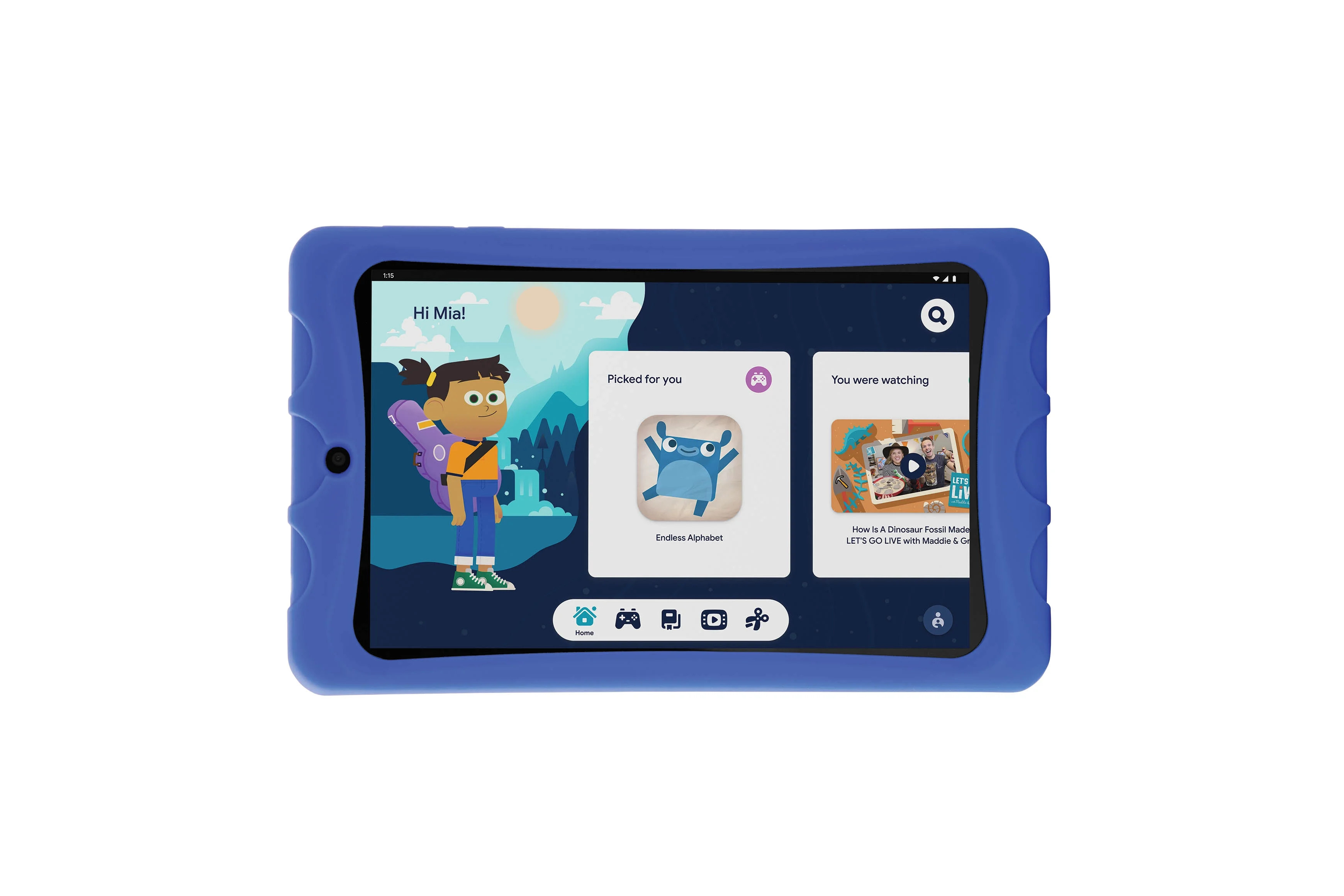 onn. 8" Kids Tablet, Blue, 32GB Storage, 2GB RAM, Android 11 Go, 2GHz Quad-Core Processor, LCD Di... | Walmart (US)