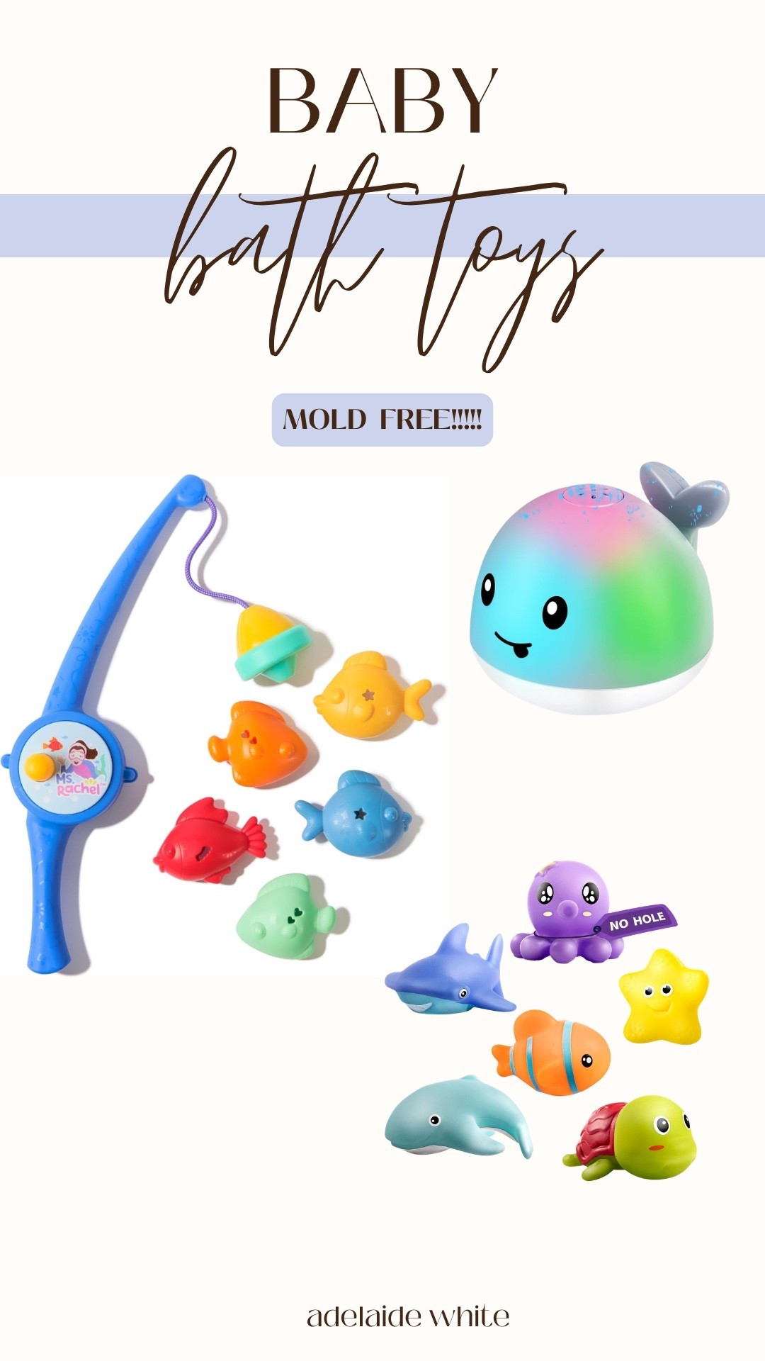 Mold free bath toys! 

#LTKBaby #LTKKids #LTKBump