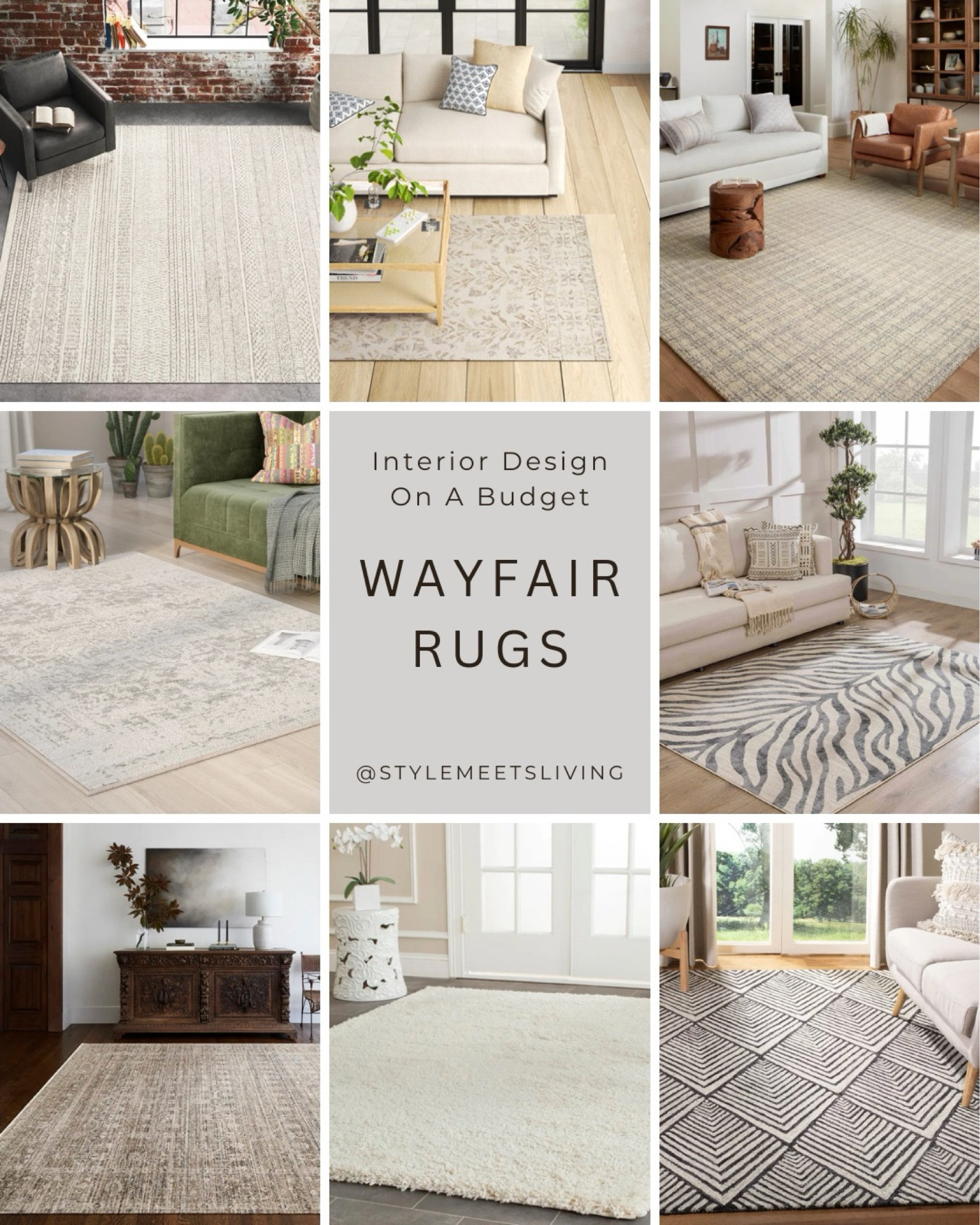 Don’t miss Wayfair’s end-of-year sale! 🏠✨ It’s the perfect time to snag stunning rugs at unbeatable prices. From cozy classics to modern designs, these rugs will transform your space without breaking the bank. Tap to shop my top picks now!

#WayfairSale #WayfairRugs #HomeDecorDeals #EndOfYearSale #RugShopping #AffordableHomeDecor

#LTKSaleAlert #LTKHome