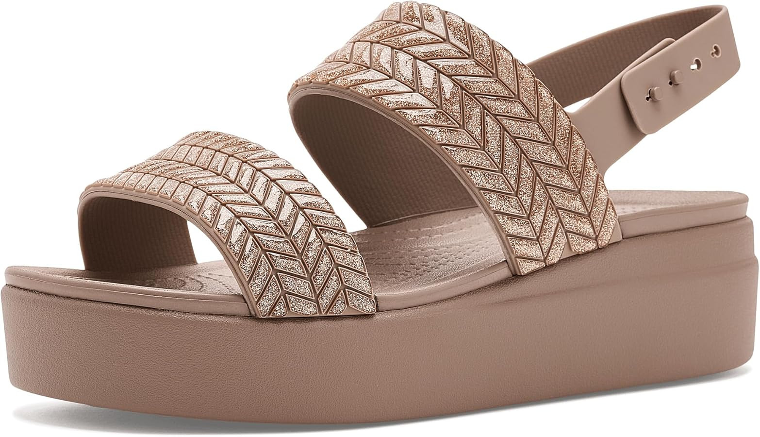 Crocs Women's Brooklyn Low Wedge Sandals | Amazon (US)