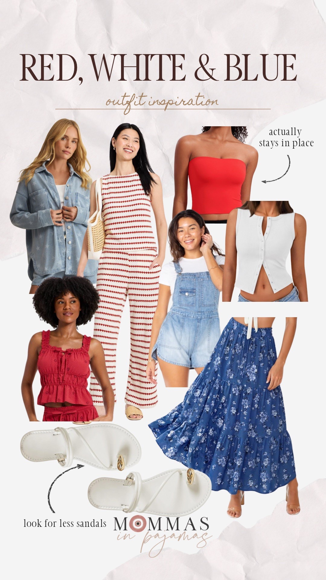 I can’t believe how quickly this month has gone by, it’s almost Memorial Day and I’ve pit together some of the my favorite red, white and blue outfits. From the cutest subtle star top and shorts to the viral Walmart overalls, there is something for everyone.
Red, white & blue outfit inspo

#LTKMidsize #LTKPetite #LTKSeasonal