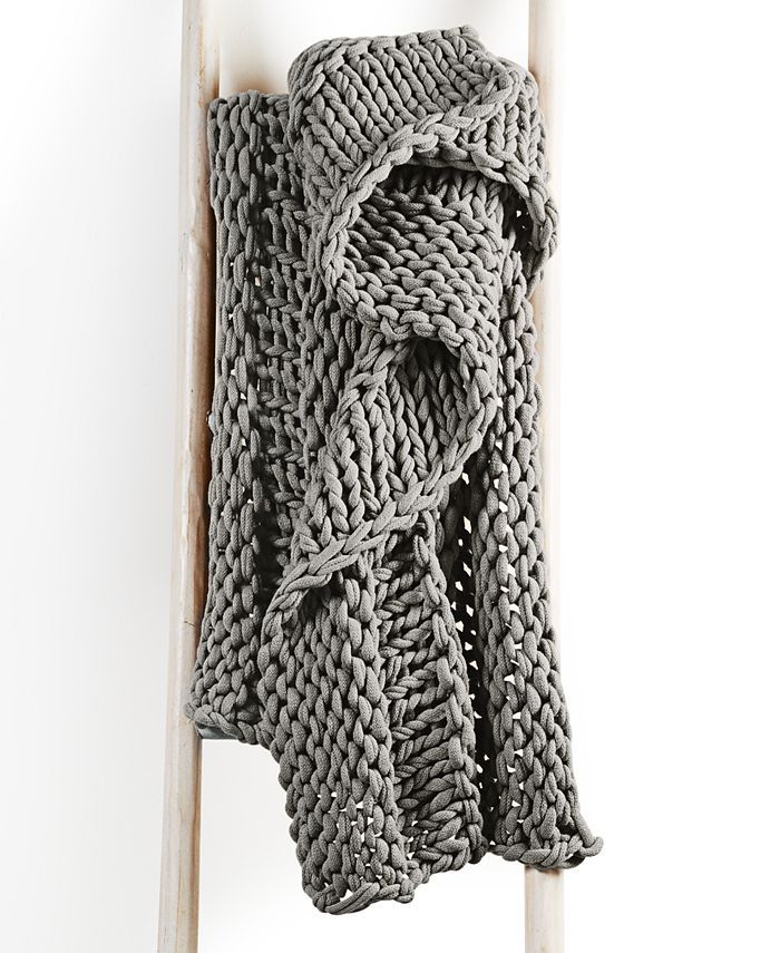 Oake Chunky Knit Throw, 50 | Macys (US)