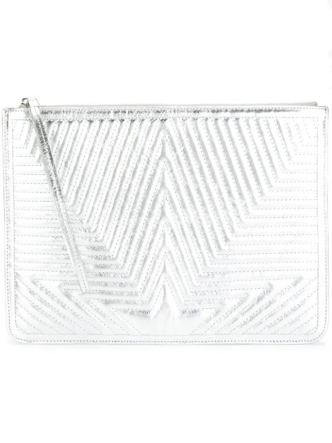 Golden Goose Deluxe Brand Quilted Star Clutch | FarFetch US