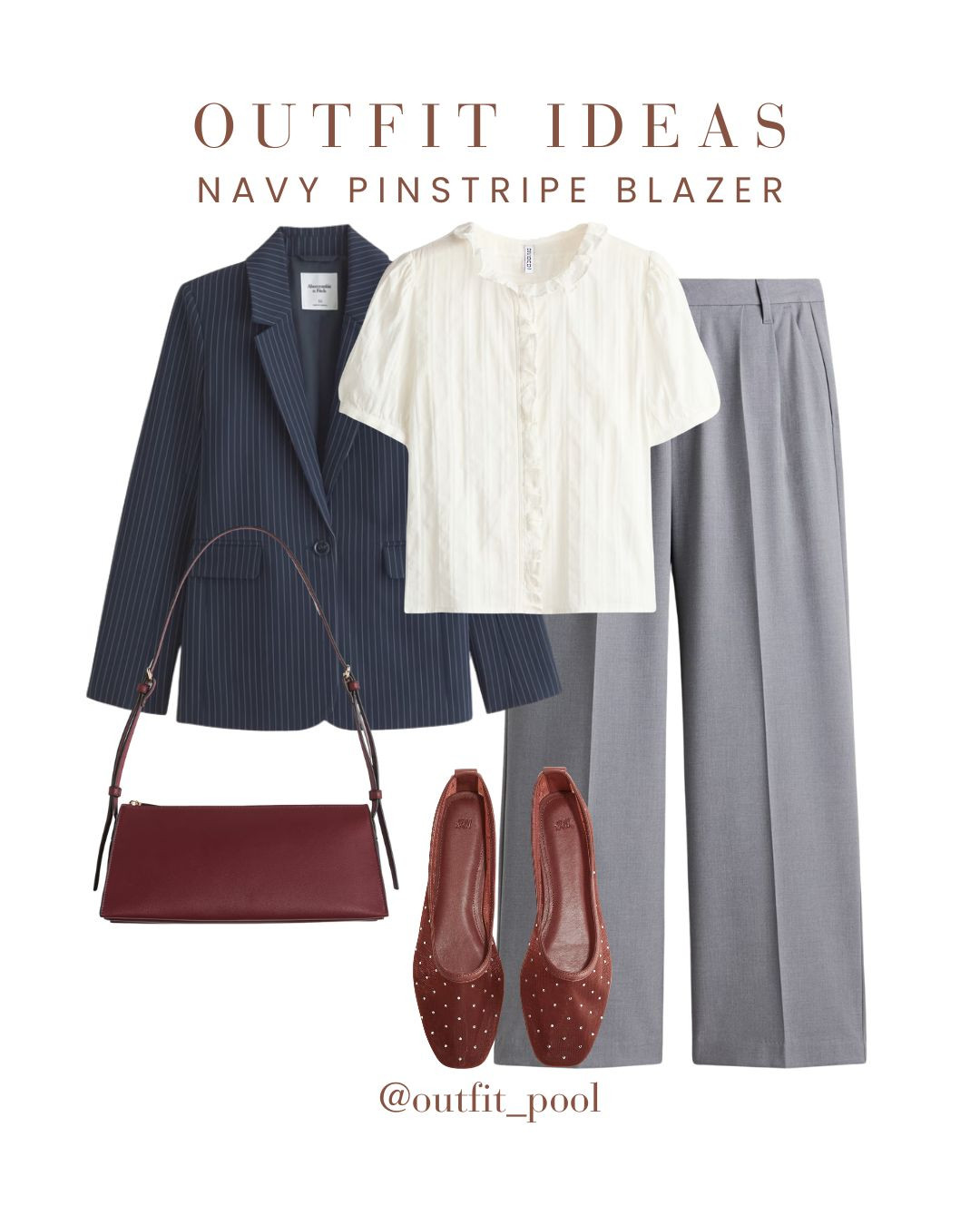 One blazer, three power looks 💙✨ Styled this navy pinstripe blazer in 3 different ways — from full office polish to smart-casual chic 🙌 1️⃣ With matching trousers for a sharp, tailored suit moment 👩‍💼 2️⃣ With grey trousers for a softer, mix-and-match work look 🤍 3️⃣ With jeans for effortless smart-casual styling 👖 Structured, timeless, and endlessly versatile — the kind of piece your capsule wardrobe needs 👏 (Navy Pinstripe Blazer, Pinstripe Blazer Outfit, Navy Blazer Style, Tailored Blazer Look, Business Casual Outfit, Workwear Blazer, Office Outfit Ideas, Smart Casual Blazer, Preppy Style Outfit, Classic Tailoring, Capsule Wardrobe Blazer, Minimalist Workwear, Blazer with Trousers Outfit, Blazer with Jeans Outfit, Chic Layered Outfit, Timeless Wardrobe Staples, Street Style Blazer, Modern Workwear Style) 

 #LTKgrwm #LTKootd #LTKTravel