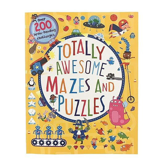 Totally Awesome Mazes and Puzzles: Over 200 Brain-bending Challenges | Amazon (US)