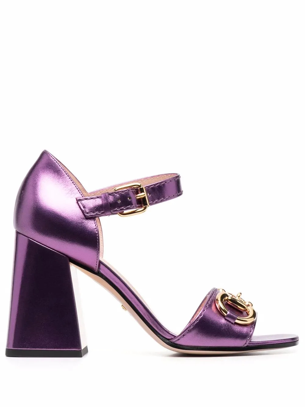 Horsebit-detail open-toe sandals | Farfetch Global