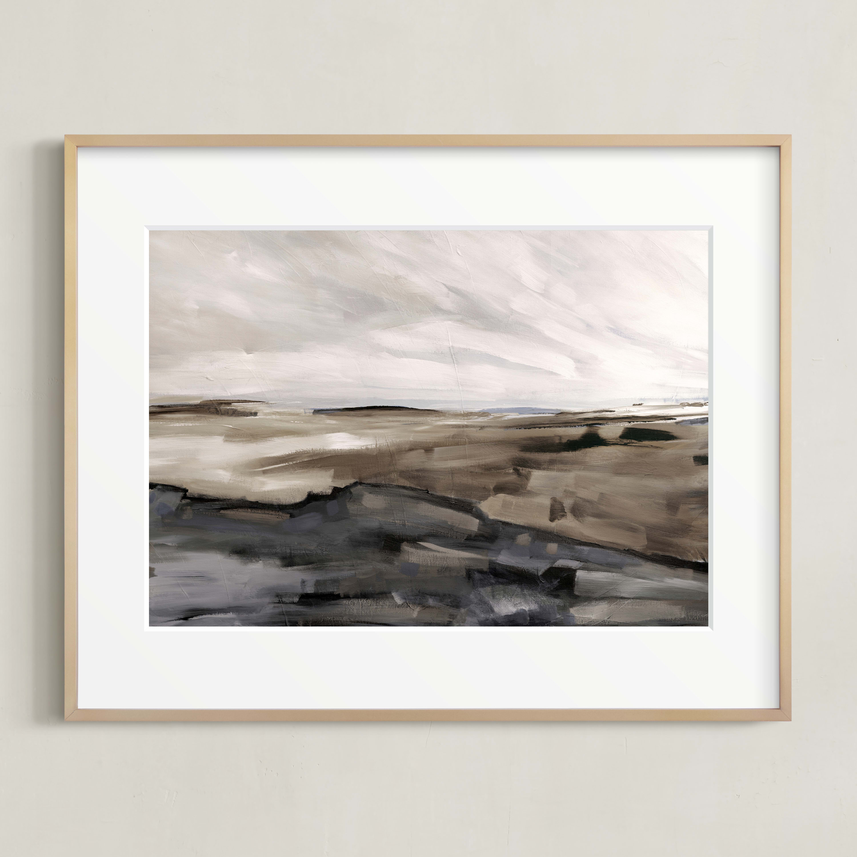 "Land View" - Painting Limited Edition Art Print by Jen Florentine. | Minted