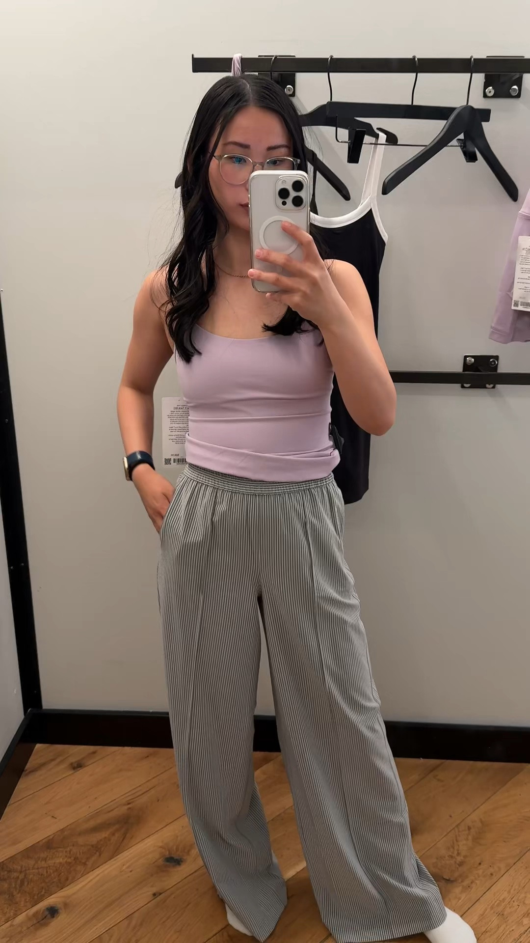 These are the perfect pants for spring/summer! 

I tried on a size XXS in the regular length. These run a little big (I originally ordered a size XS) so consider sizing down for a bit more of a fitted look. If you are looking for a looser oversized fit stay true to size. I am 5'2 and I think the short length is better for my height and inseam. The waist band has plenty of stretch making them super comfy. 

These are so lightweight and versatile for the spring and summer months!

#LTKcanada #LTKsummer #LTKfitness