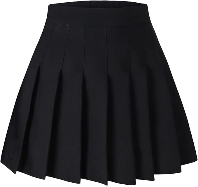 SANGTREE Girls Women's Pleated Skirt with Comfy Stretchy Band, 2 Years - US 4XL | Amazon (US)