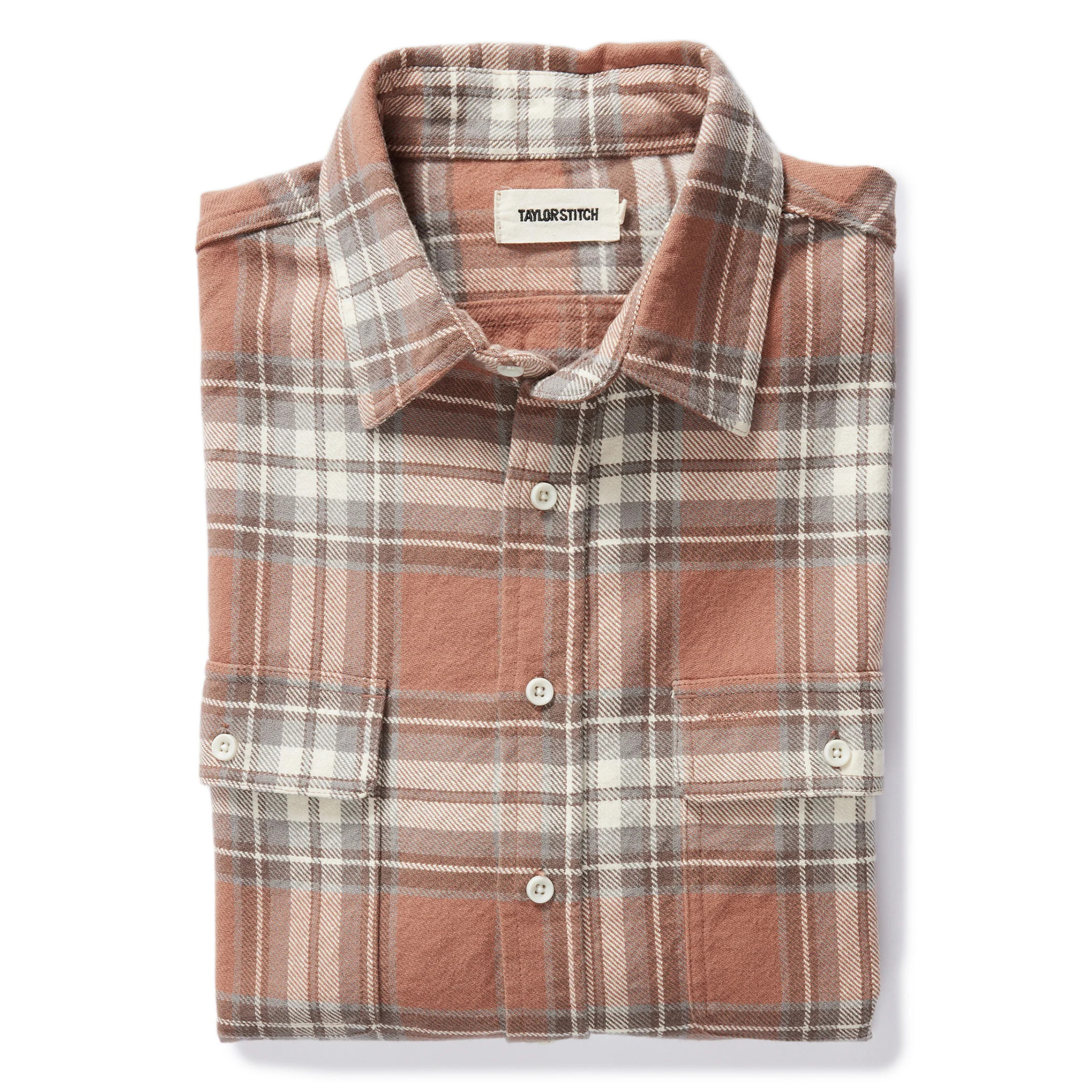 The Ledge Shirt in Sun Baked Brick Plaid | Taylor Stitch