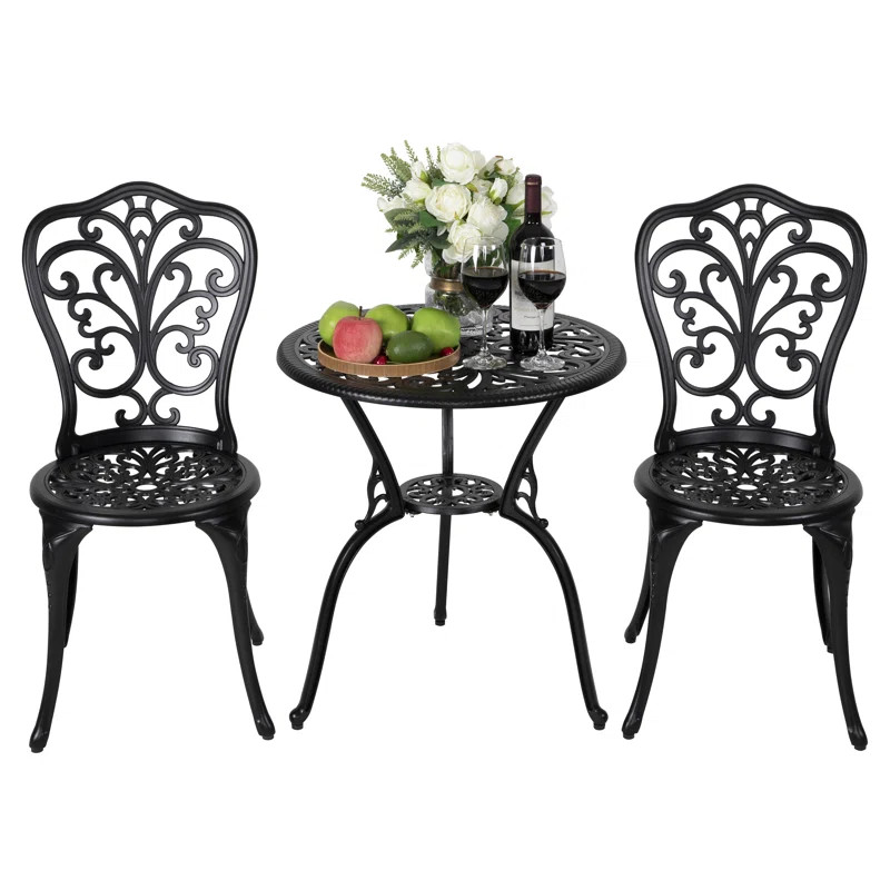 Hopwood 2 - Person Aluminum Bistro Set | Wayfair North America