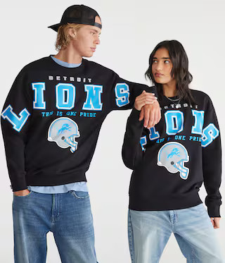 Detroit Lions Crew Sweatshirt | Aeropostale