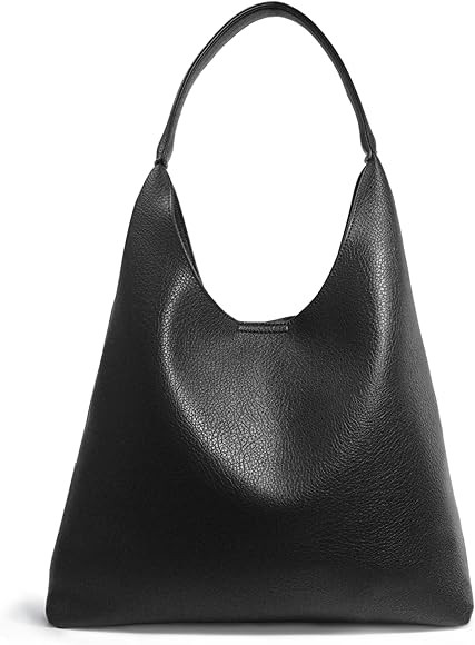 Hobo Bags for Women Soft Vegan Leather Shoulder Handbag Slouchy Tote Purses | Amazon (CA)