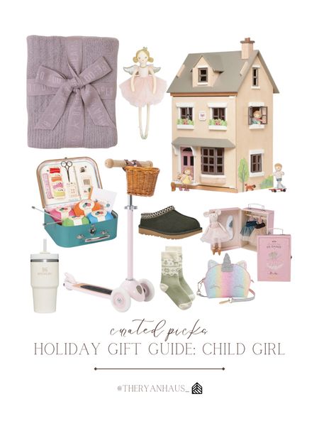 A little girls dream holiday! A holiday gift guide for girls! I love how feminine, whimsical, and dainty these finds are. Scooter, sewing kit, dollhouse, fairies, and cozy finds too! 

#LTKHoliday #LTKGiftGuide #LTKkids