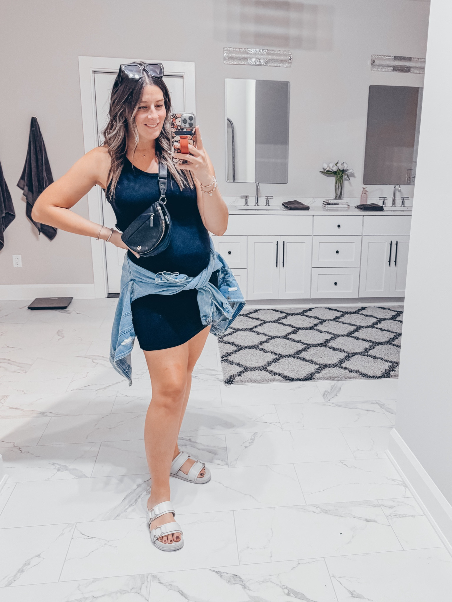 Non maternity bump friendly dress // outfit // casual style 

#LTKBump #LTKFindsUnder100 #LTKStyleTip