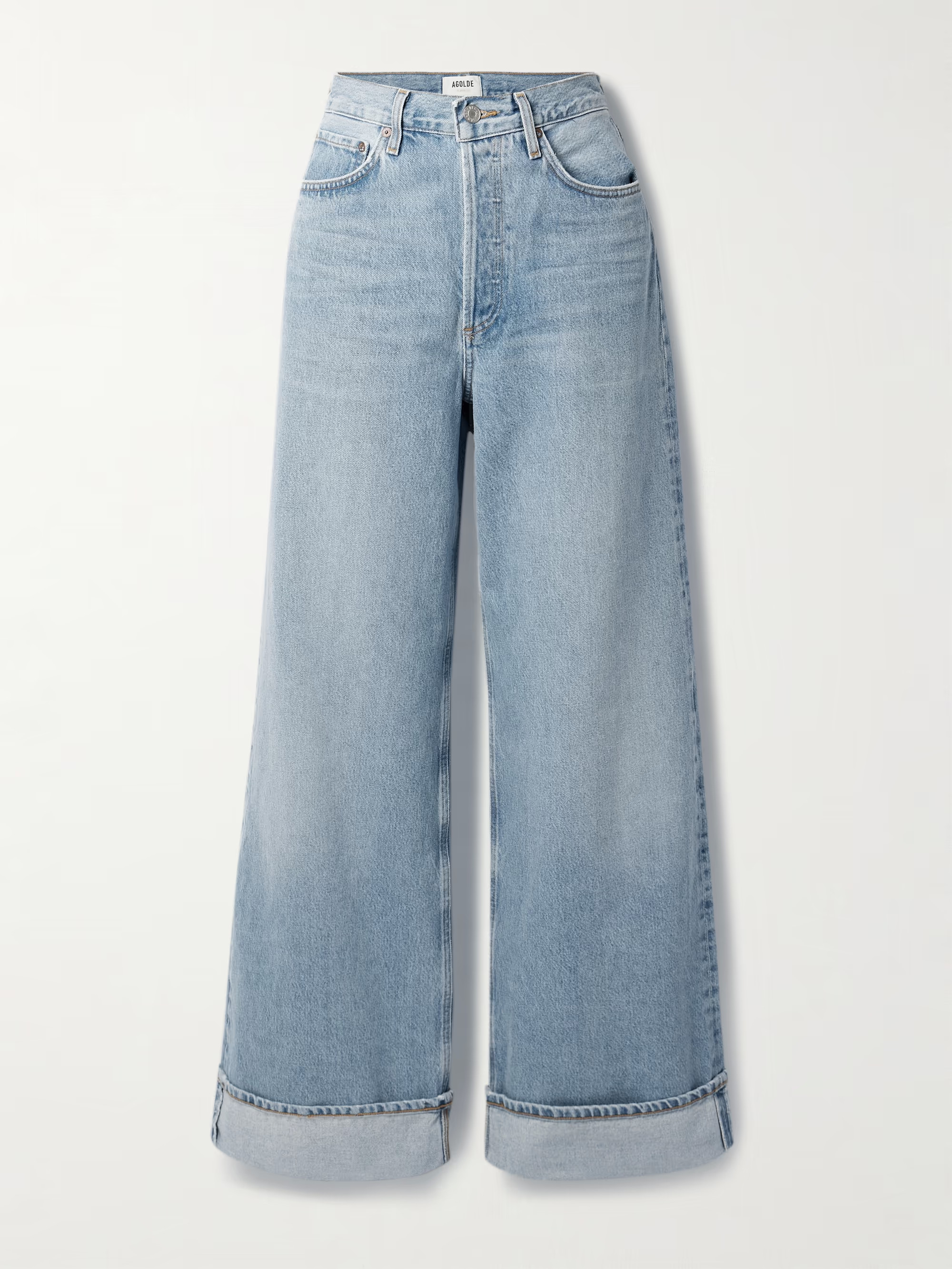 Dame hoch sitzende Jeans mit weitem Bein | NET-A-PORTER (UK & EU)