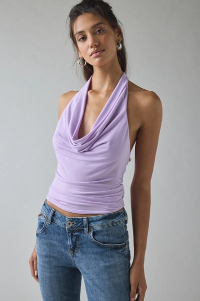 Silence + Noise Coyote Cowl Neck Halter Top | Urban Outfitters (US and RoW)