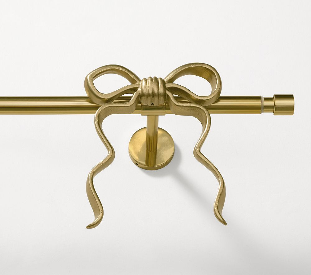 LoveShackFancy Bow Single Curtain Rod | Pottery Barn Kids
