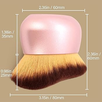 Extra Large Body Makeup Brush For Self Tanner, Leg Makeup &Bronzer Blend,75 mm Wide-headed Kabuki... | Amazon (US)