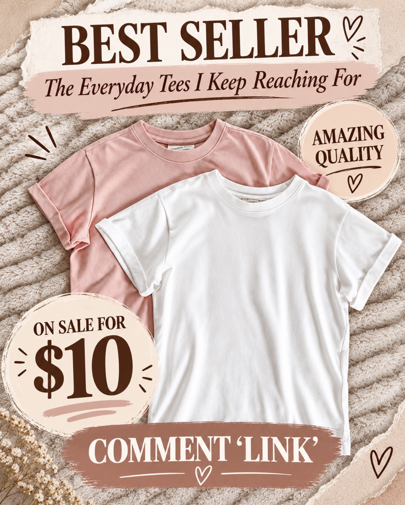 An amazing-quality everyday tee for only $10?! These are the kind of basics you’ll wear nonstop—with jeans, trousers, or layered under a jacket.

#LTKSaleAlert #LTKOver40 #LTKootd