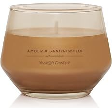 Yankee Candle Studio Medium Candle, Amber & Sandalwood, 10 oz | Amazon (US)