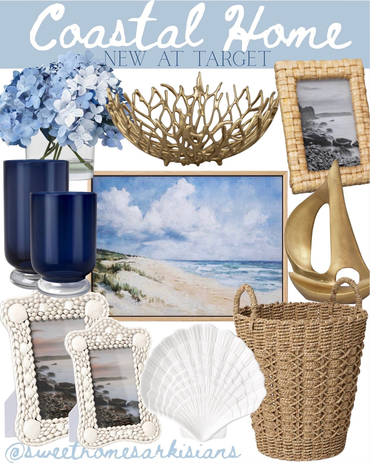 these new coastal home arrivals @target had me running 🏃🏼‍♀️ to the store immediately! 🤩🐚🌊🩵

#LTKHome