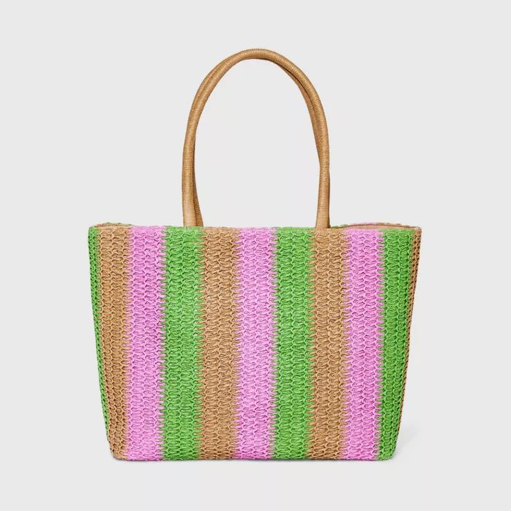 Striped Tote Handbag - A New Day™ | Target